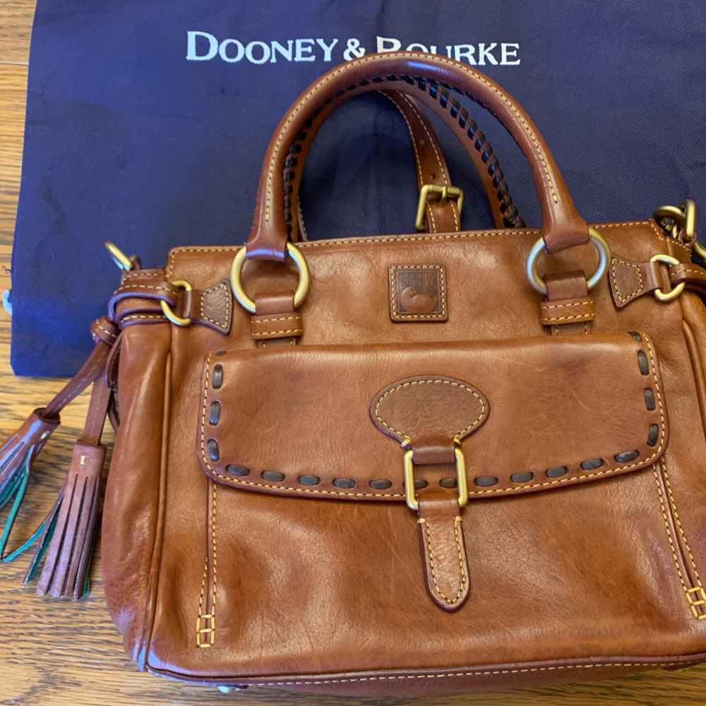 Rooney and Bourke leather handbag.  Western flare.